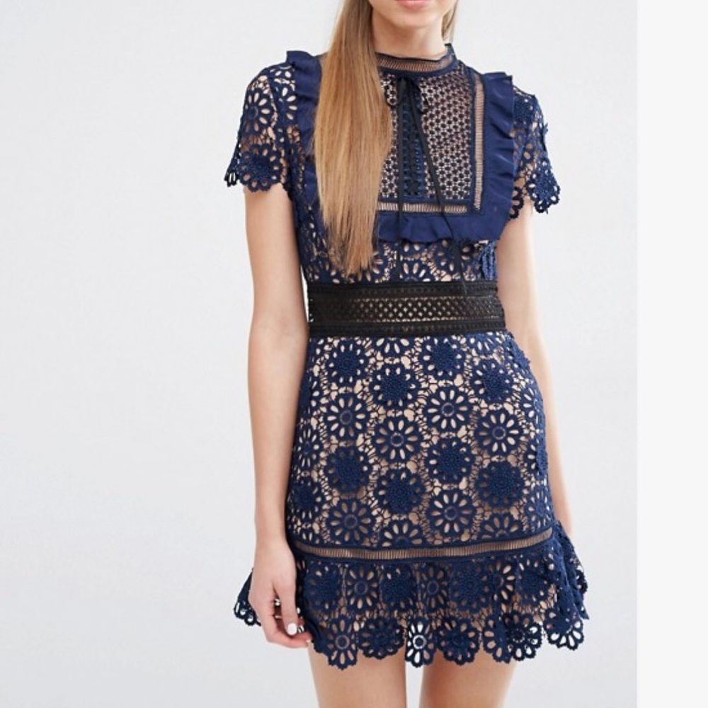 🆕Self Portrait Louisa Dress- size 4- NWT